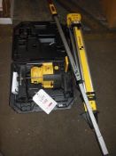 Stabila Laser LAPR150 laser level with case, tripod stand and height rod