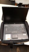 HP Compaq nx6110 laptop with case