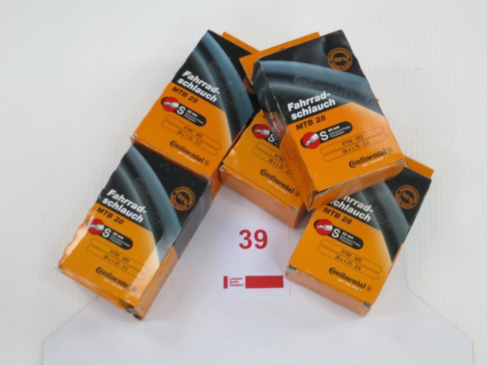 5x MTB 28 Presta 42 Inner Tube Continental SRP £34.95