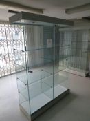 Large Glass Display Cabinet, free standing. 185cm x 129cm x 45cm SRP £900