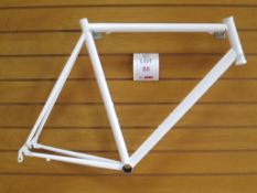 1x Deda EOM16 Steel, 57cm Frame, Gloss White. Renovation. SRP £499