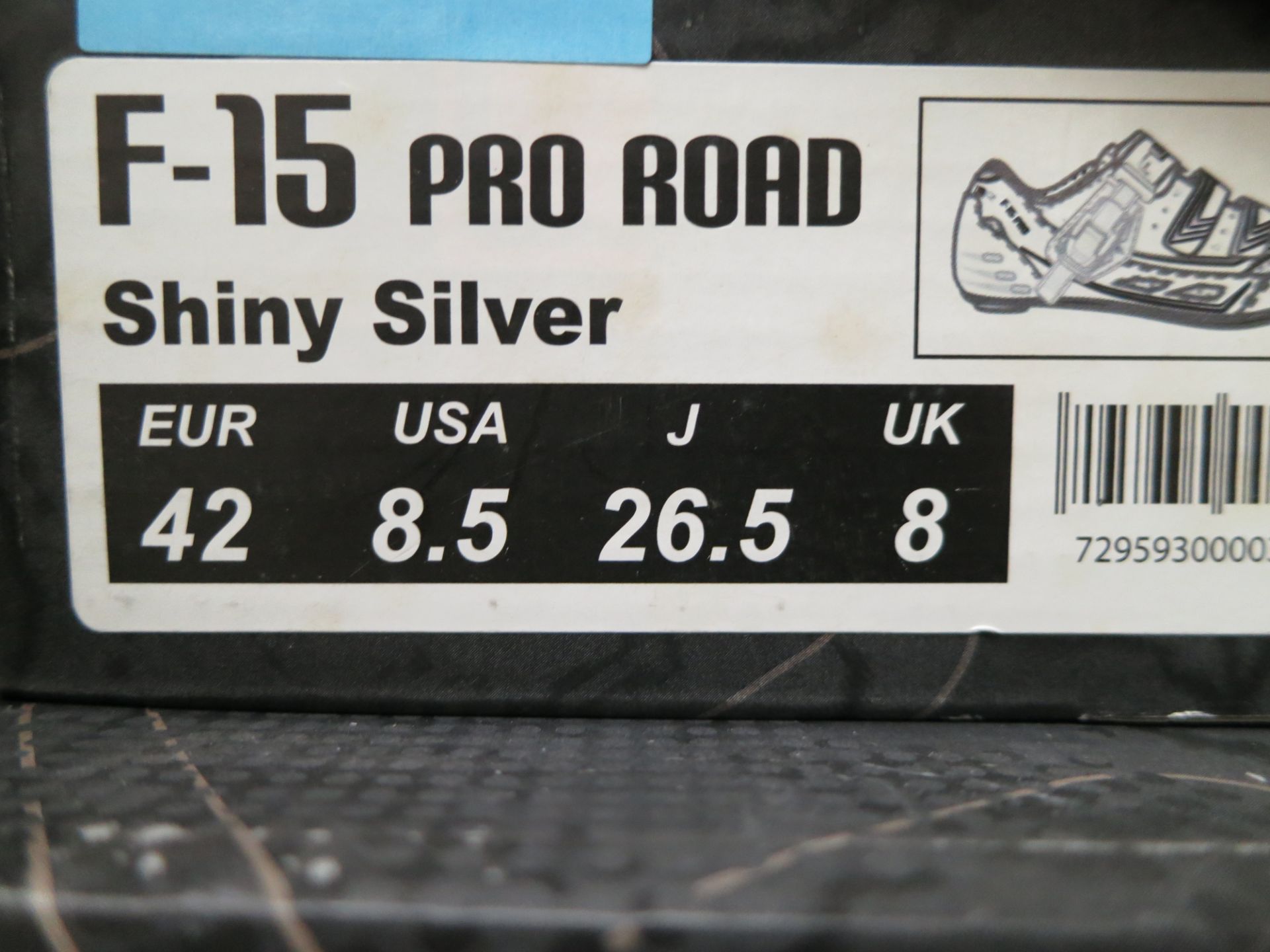 F-15 42 White/Silver Carbon Road Shoe FLR SRP £100