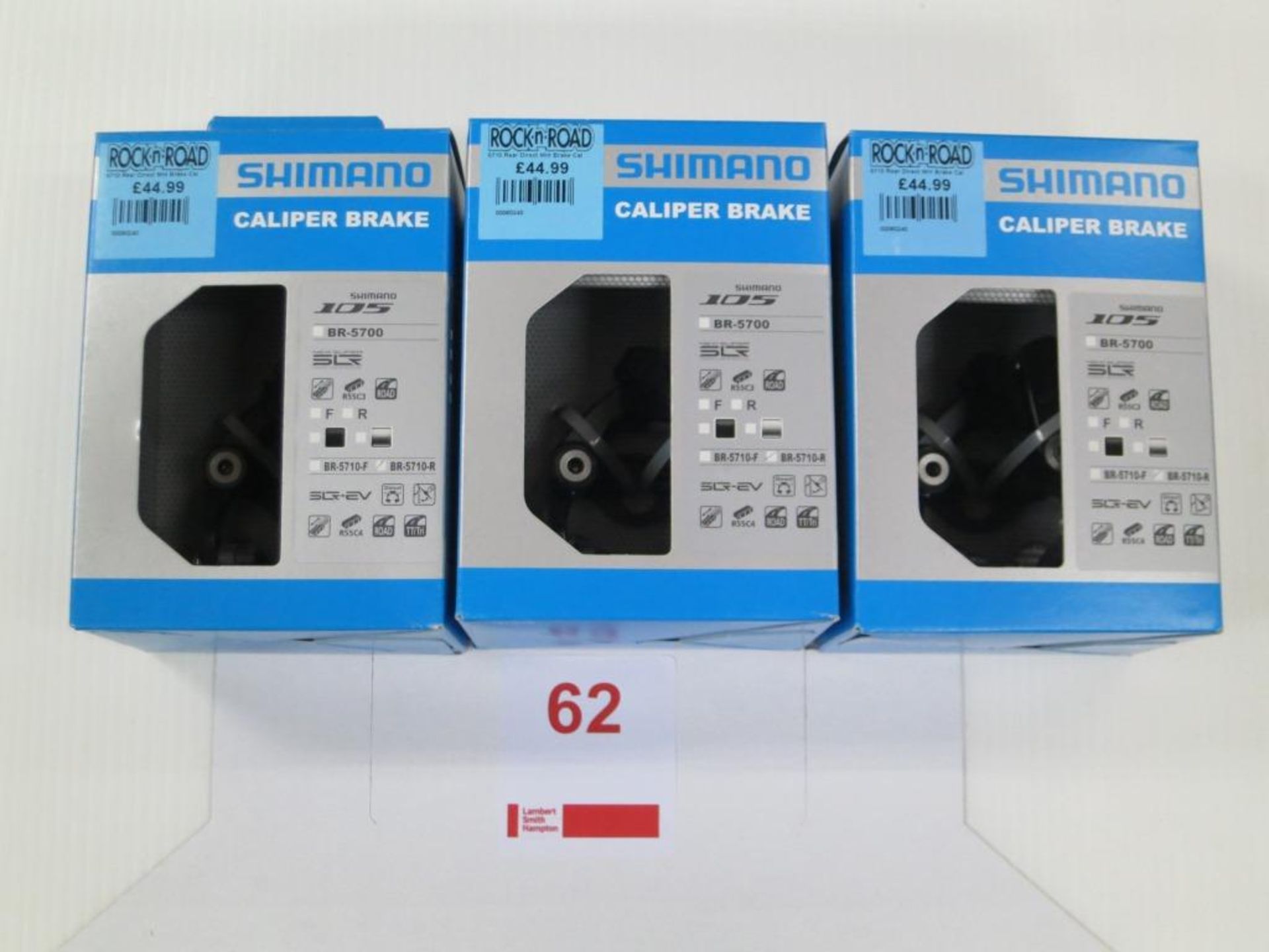 3x 5710 Rear Direct Mnt Brake Caliper Black Shimano SRP £134.97