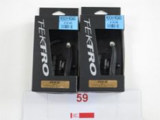 2x RX5 Black Mini V-Brake Tektro SRP £39.98