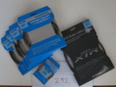 1x XTR Black Brake Cable Set Shimano SRP £34.994x S/Steel MTB Black Gear Cable Set Shimano SRP £99.