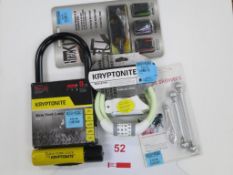 1x New York Long D-Lock Kryptonite SRP £99.991x RC512 Combination Cable Lock Kryptonite SRP £24.991x