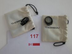1x 29.8mm Black Seat Clamp Thomson SRP £24.991x 34.9mm Black Seat Clamp Thomson SRP £24.99
