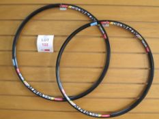 2x Alpha 340 Disc 28h Rim Stans NoTubes SRP £179.98