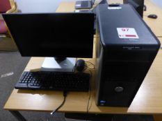 Dell Optiplex 320 Core Duo tower personal computer (no hard drive) with flat screen monitor,