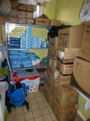 Contents of janitorial store