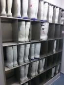 Qty of assorted wellington boots