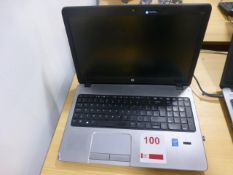 HP 450 Pro Book with Core i7 processor (no hard drive, damage to bottom left hand corner)