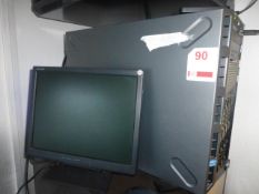 Dell Poweredge T320 Intel Xeon server (no SCSI drives) with flat screen monitor