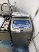 Linx 4900 inkjet coder/ printer (2006), Serial no. BR902 with Linx stainless steel mobile cabinet