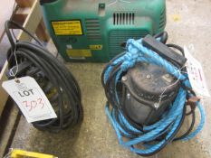 2 x submersible pumps, 110v