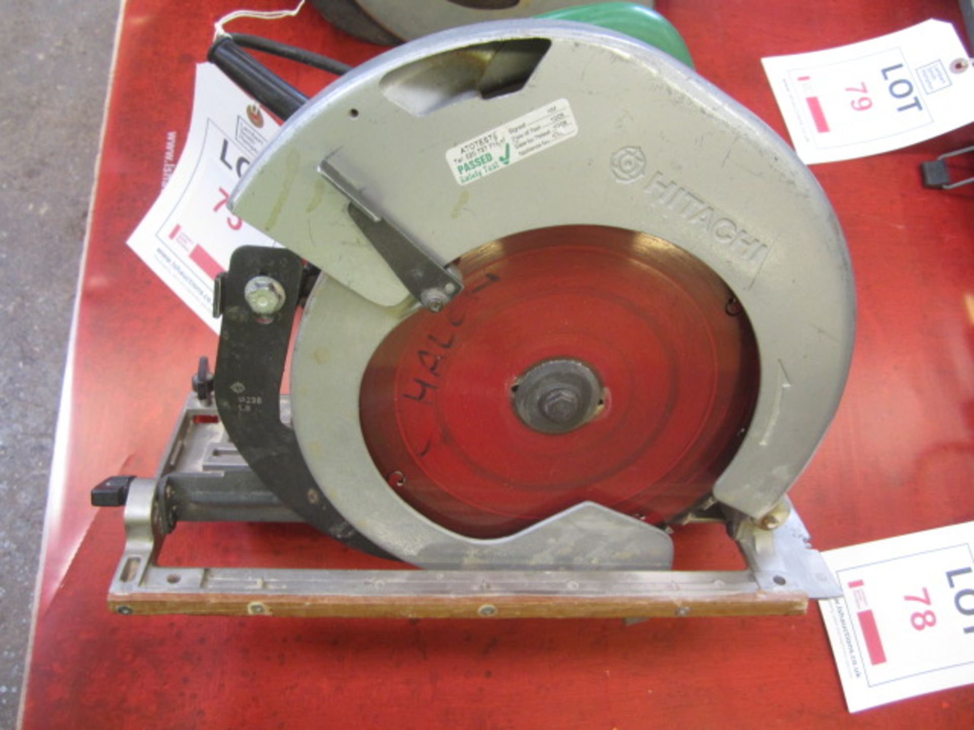 Hitachi C9U circular saw, 240v