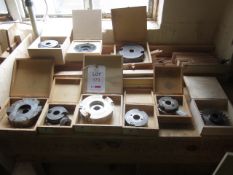 Quantity of spindle moulder cutting heads