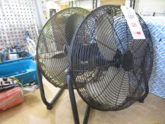 3 x assorted fans, 240v