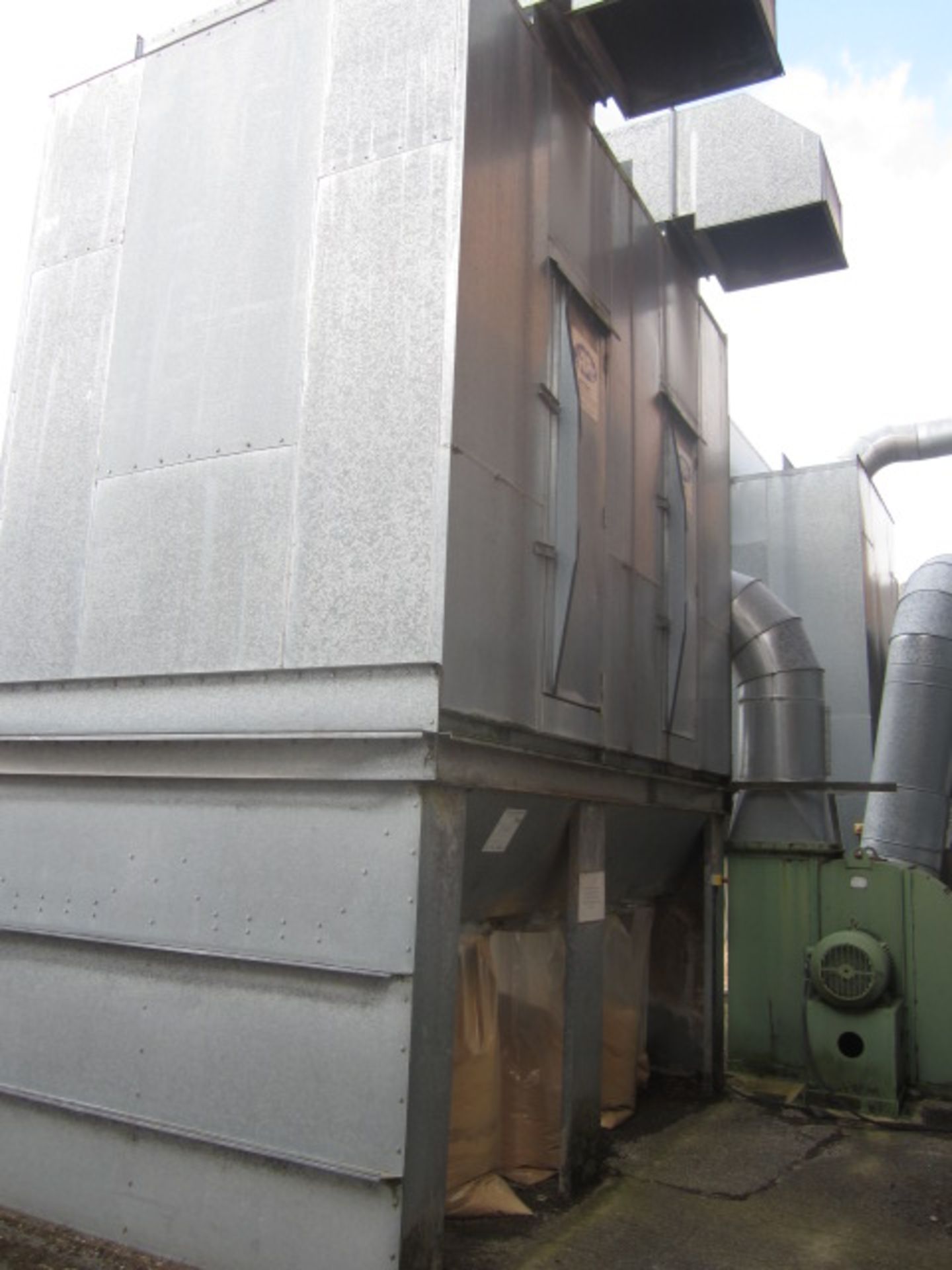 Airplants galvanised steel, heavy duty dust extraction unit, with 10 bag outlet, APL 60MD extraction - Image 8 of 8