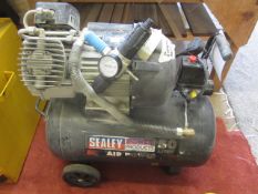 Sealey Air Power 50 litre portable receiver mounted compressor, 240v - for spares or repair