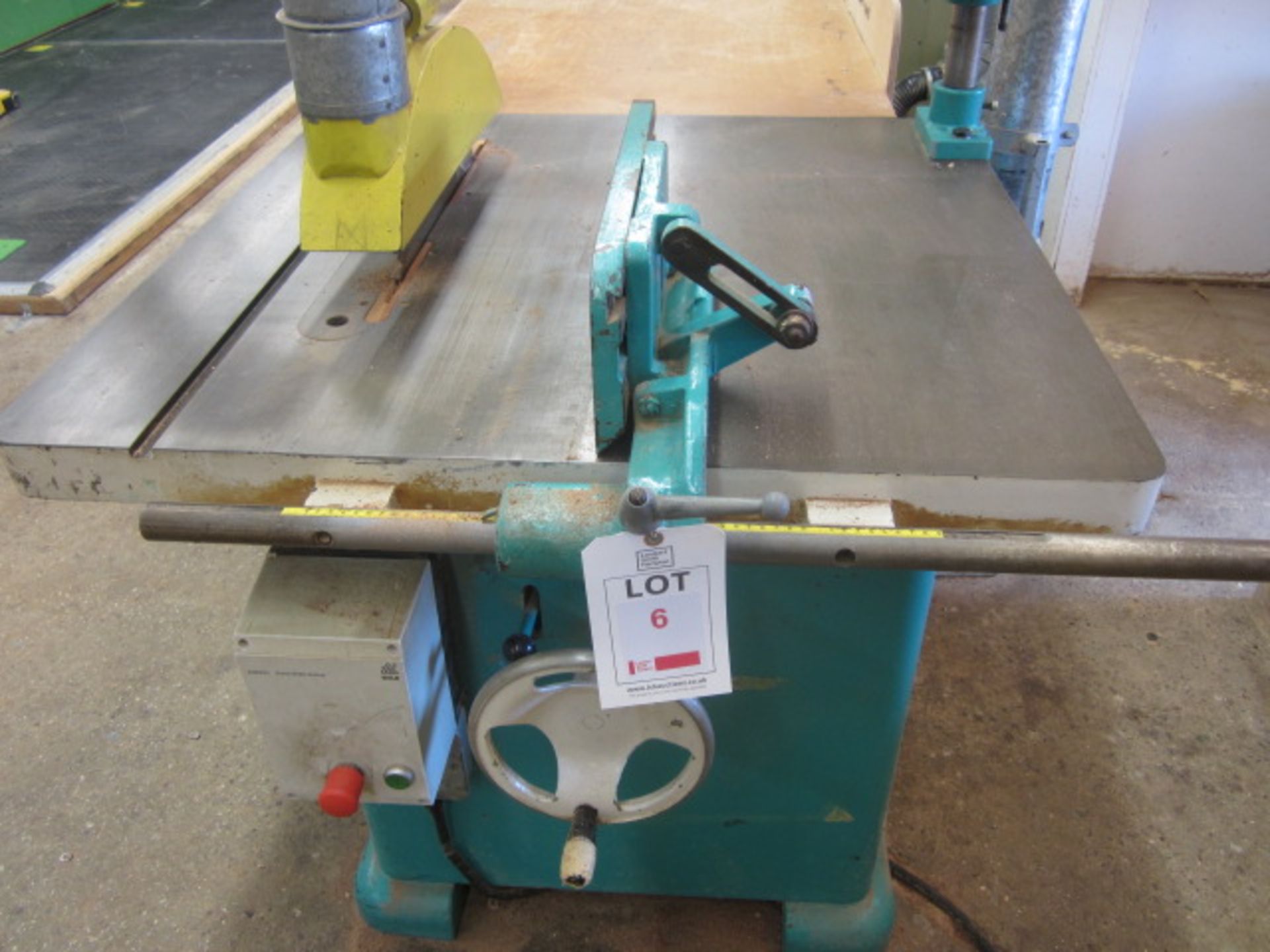 Wadkin Bursgreen 20" circular rip saw, serial no: BSW 661222 with SX9033N starter brake module - Image 3 of 6