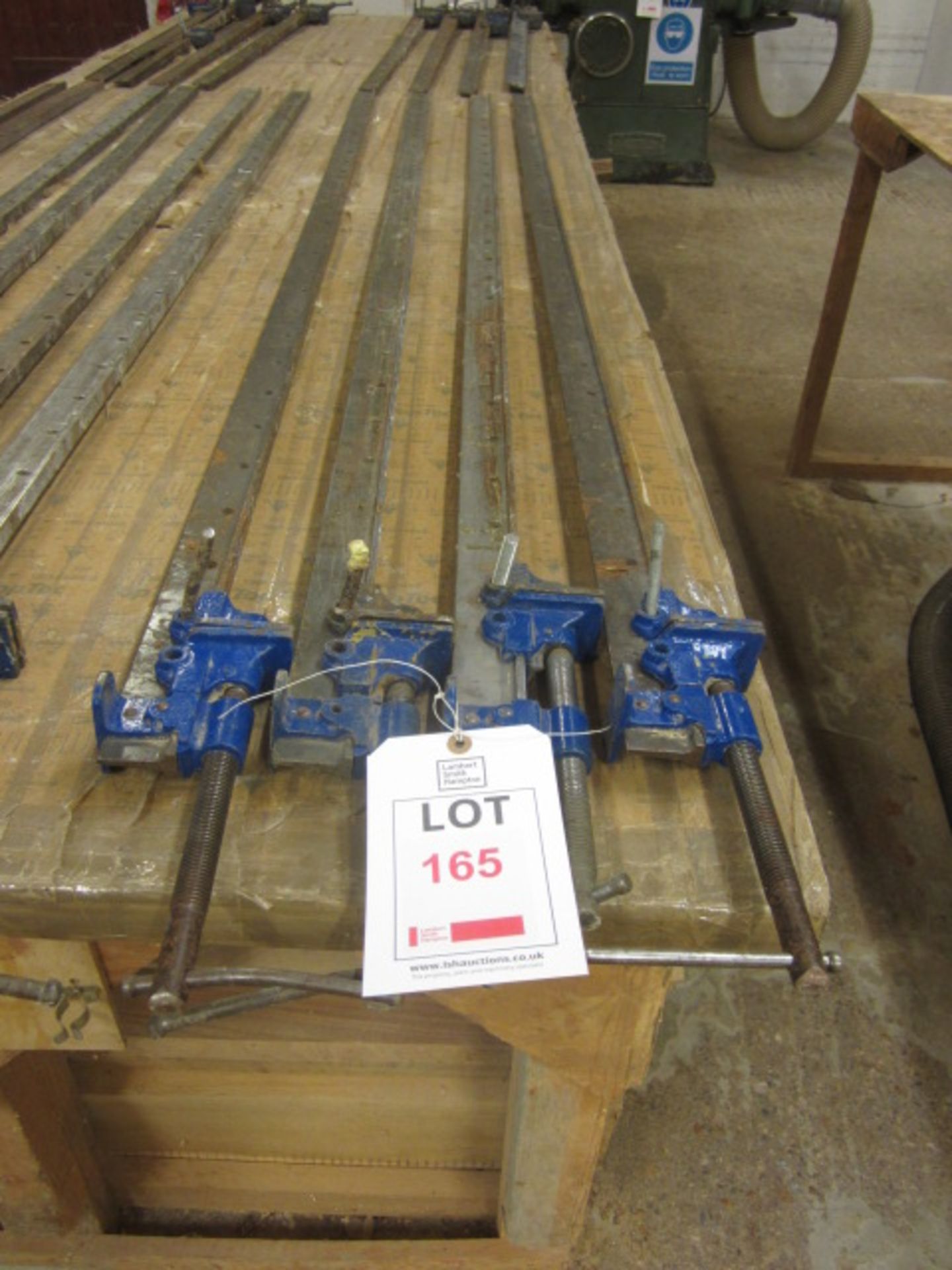 4 x Record sash clamps, 2150mm