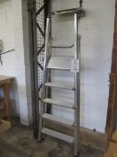 Tubesca tubes aluminium step ladder, 5 tread (not EN marked)