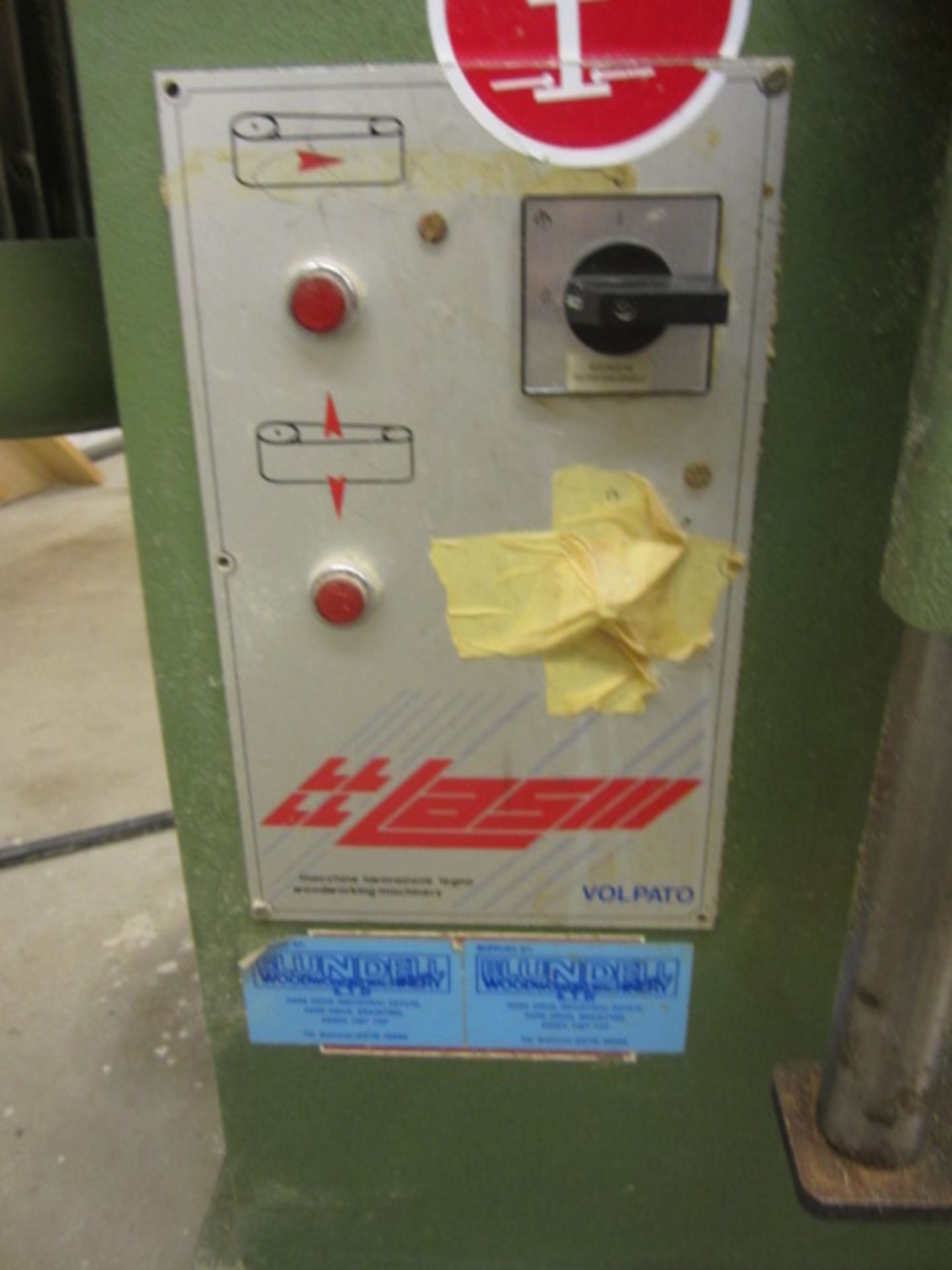 LASM 6" belt sander, with spindle sander, model NTS 1000C, serial no: 1097302 (1987). **NB: this - Image 4 of 5