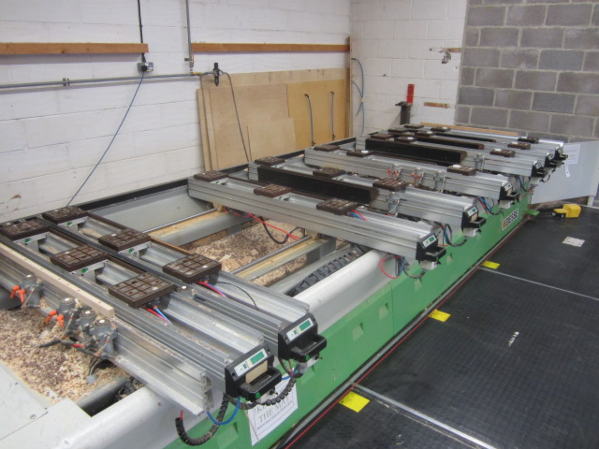 Biesse Rover 30 CNC vertical router, with drill head, serial no: 114455 (2001), CN XNC control, X. - Image 7 of 10