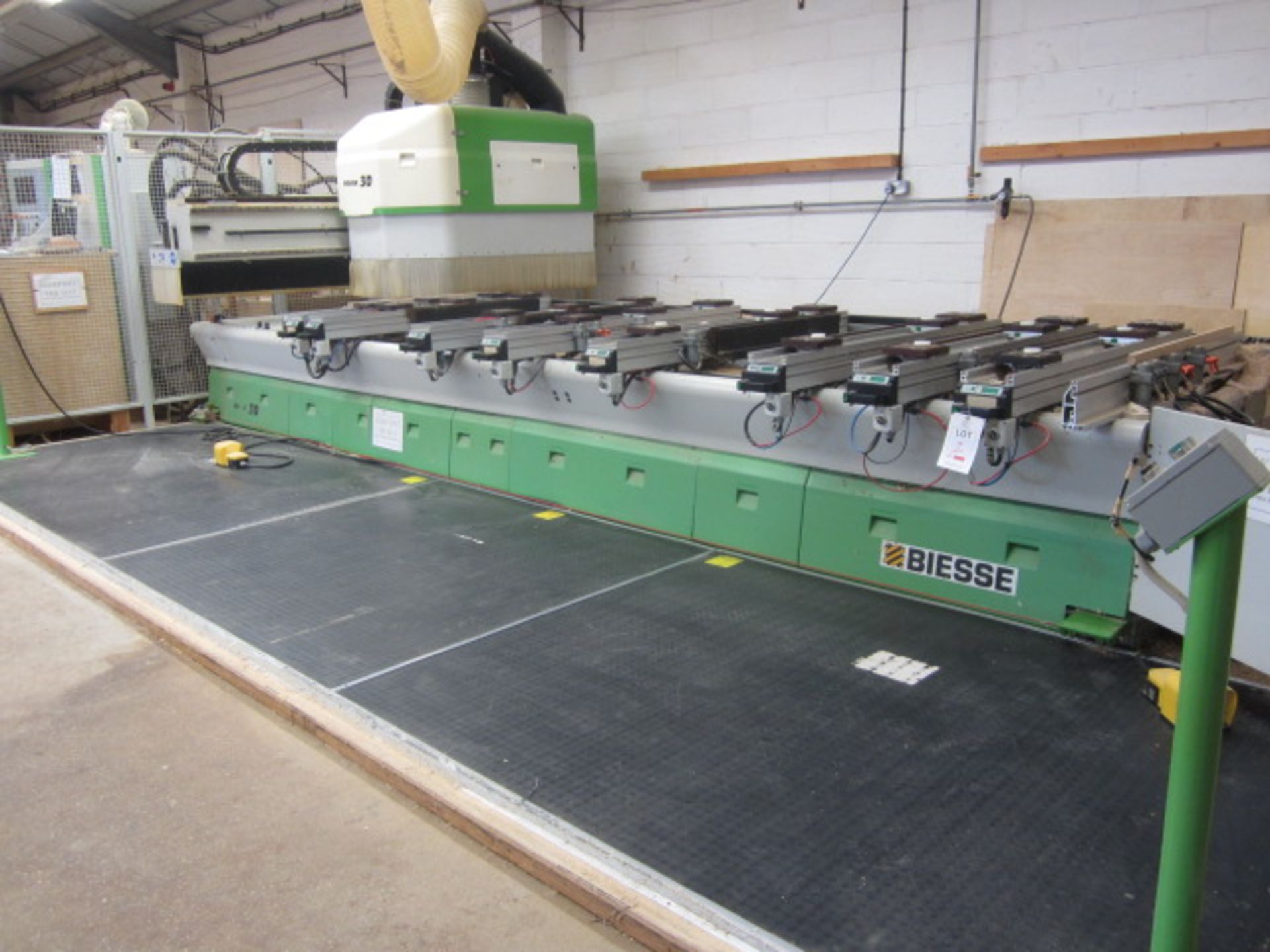 Biesse Rover 30 CNC vertical router, with drill head, serial no: 114455 (2001), CN XNC control, X.