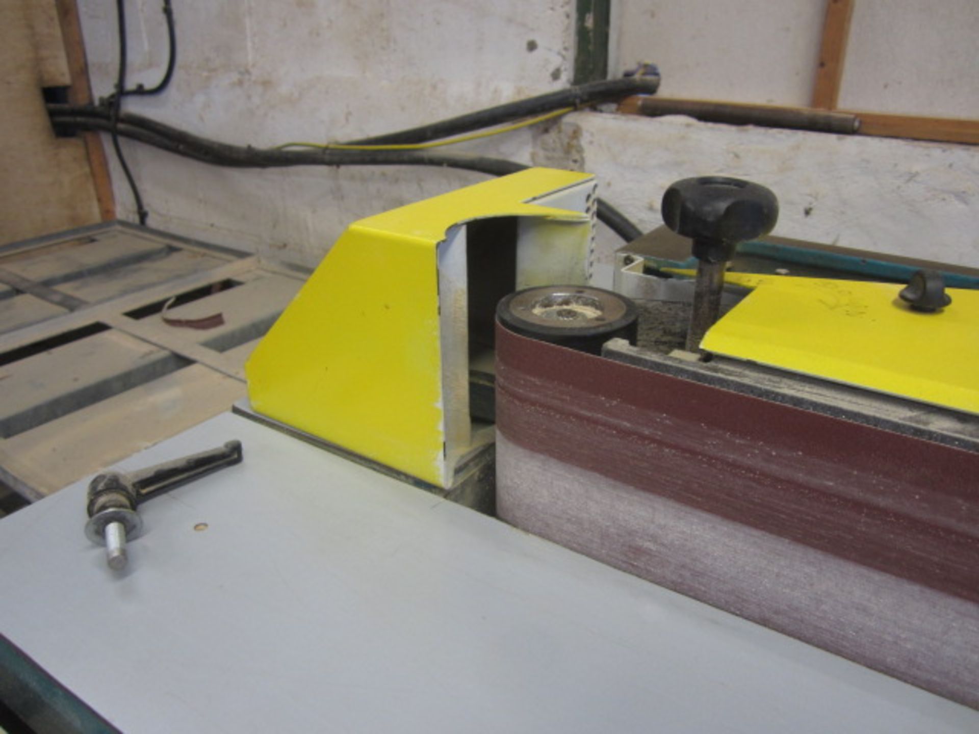 Costruzioni Meccaniche OBS150 900 x 150mm horizontal belt sander, serial no: K105045 (2001), 45° - Image 5 of 7