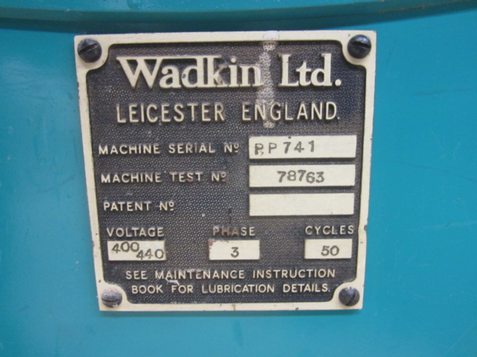 Wadkin split table 12" dimension circular saw, No PP741, ref no 78763 with table extension, 45° - Image 4 of 6