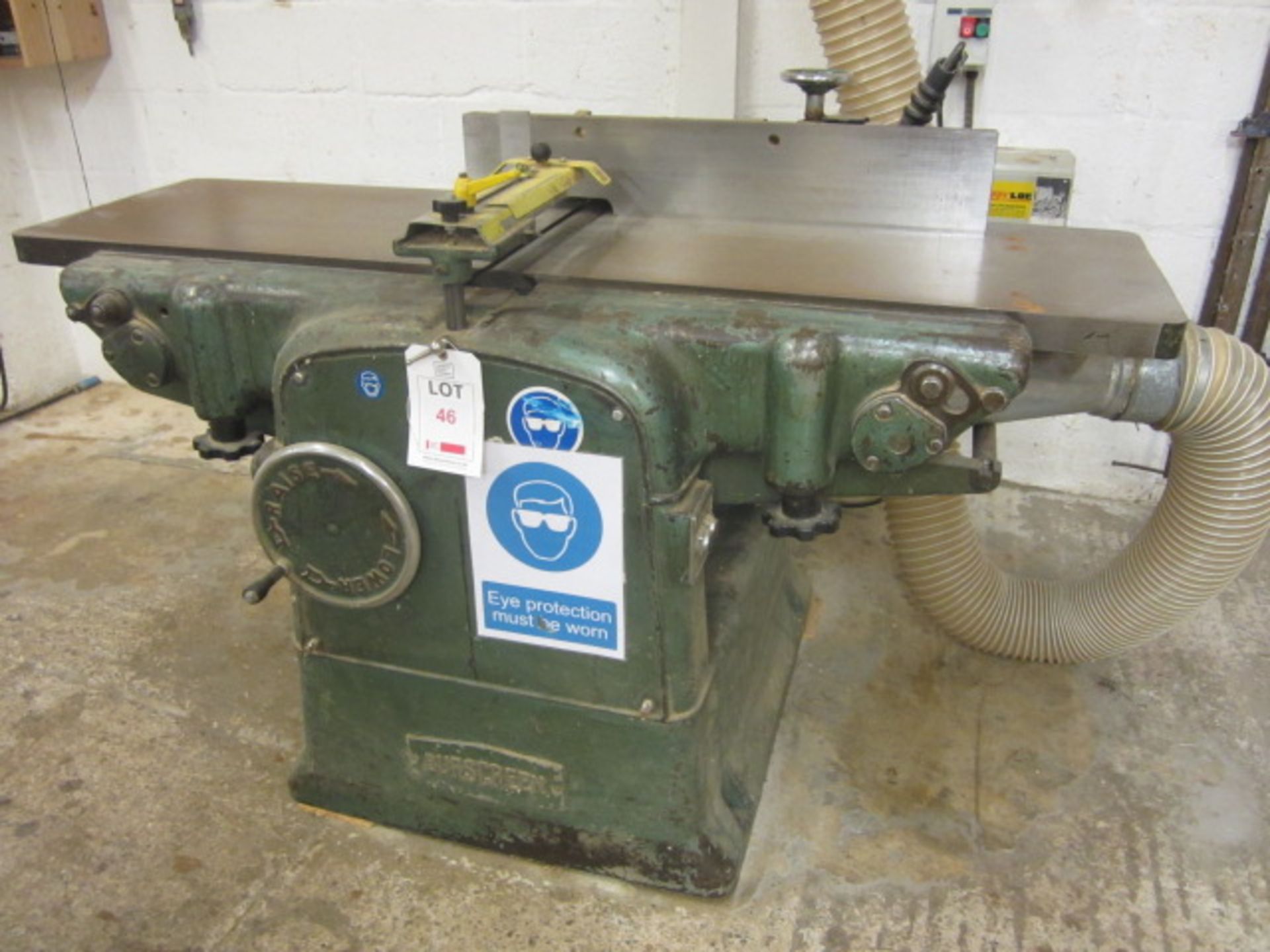 Bursgreen 18" planer/thicknesser, serial no: 86347, Driv Loc electronic DC injection brake. *NB: