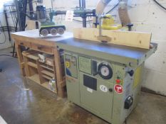 Mini Max T50 spindle moulder, serial no: KK/004891 (1998), with Maggi Steft2033 feeder, timber