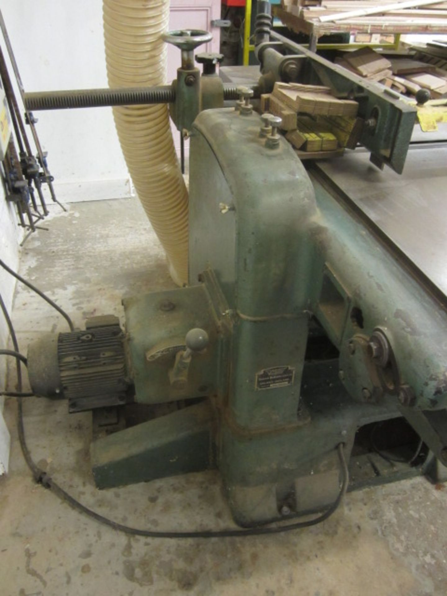 Bursgreen 18" planer/thicknesser, serial no: 86347, Driv Loc electronic DC injection brake. *NB: - Image 4 of 6