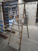 Tubesca tubes aluminium step ladder, 5 tread (not EN marked)