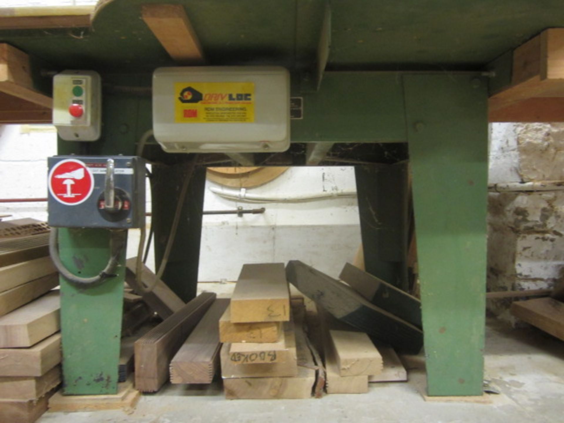 Wadkin Bursgreen cross cut radial arm, cut off saw, Driv Loc electronic DC injection brake, with - Image 3 of 5