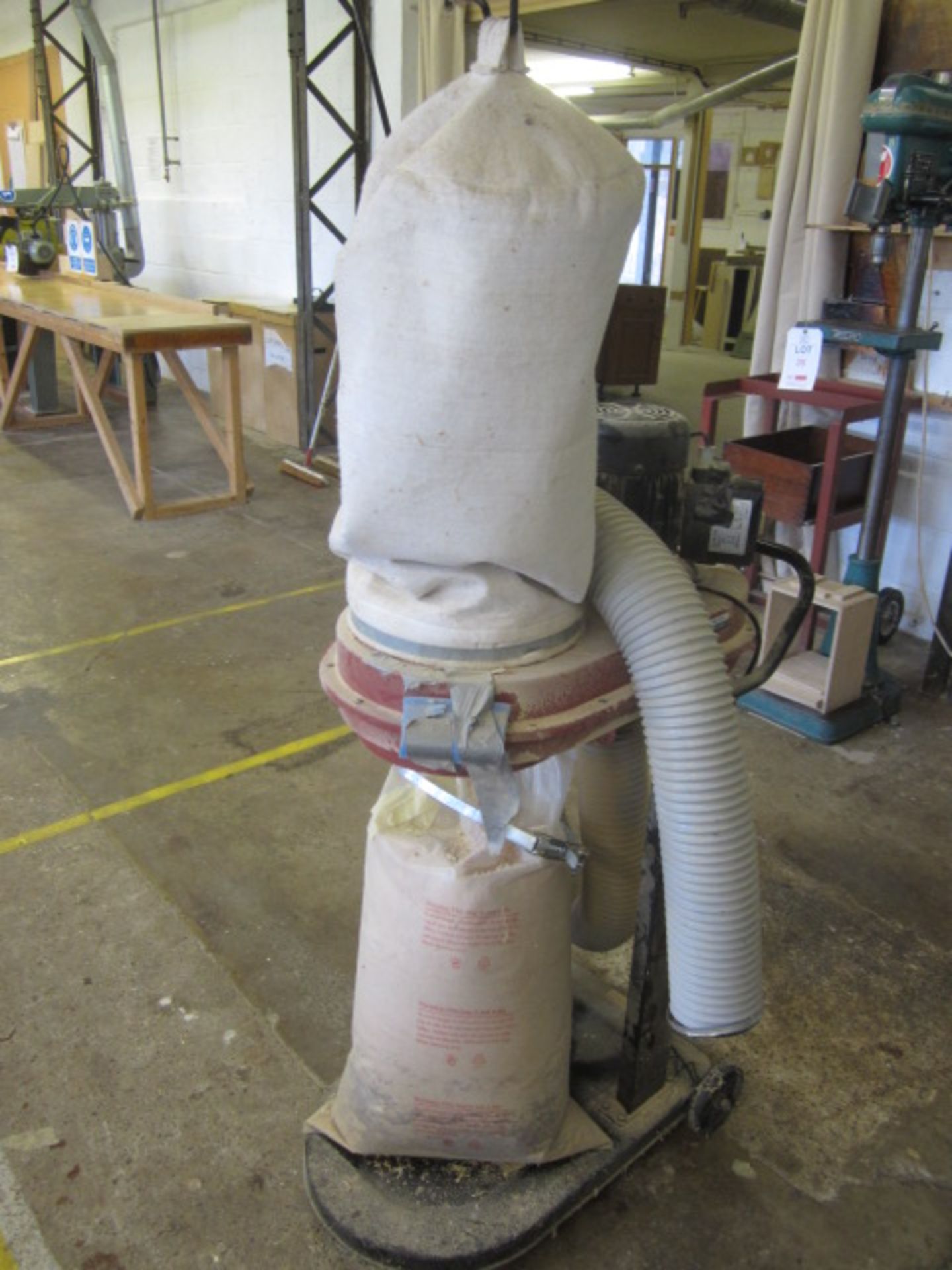 Rexon mobile single bag dust extractor, model DE-1000F, serial number 14607 - Image 3 of 4