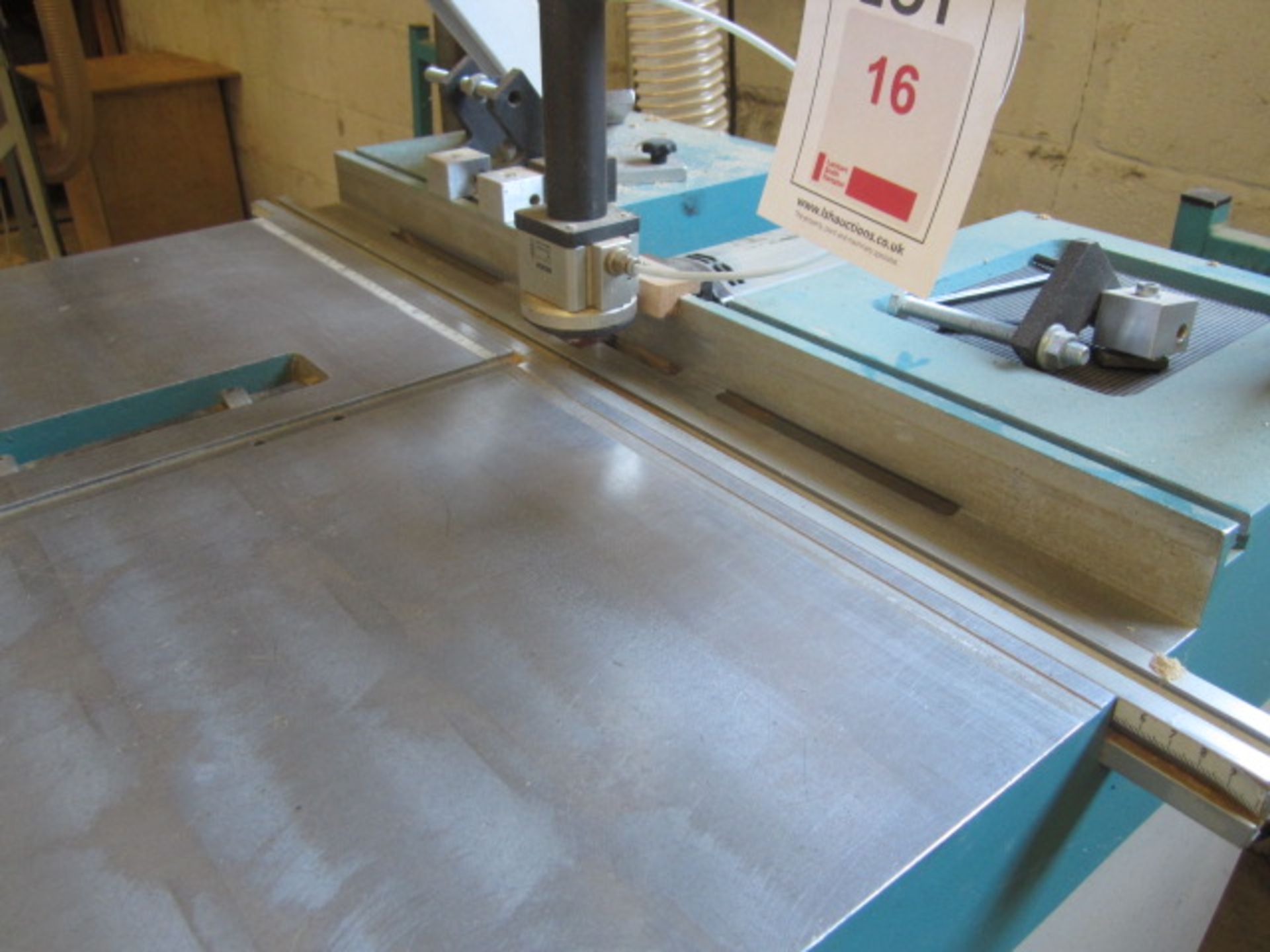 Hoffman edge cutter, type PU2, serial no: 25906, pneumatic clamping - Image 4 of 5