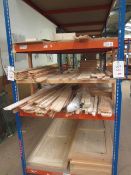 Quantity of assorted timber work in progress stock, as lotted (excluding racking). **Located on