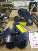 2 x Liftigear beam clamps, SWL 3000kg, beam width 70-355mm. **NB: This item has no record of