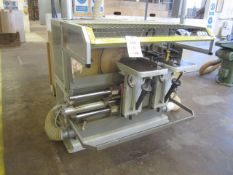 Pade T45 round ended tenoner, twin clamping table, capacity approx. 1.2m. **NB: this item has no