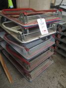 5 x folding handle component trollies