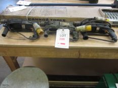 3 x Bosch GSB 2000 drills, 110v