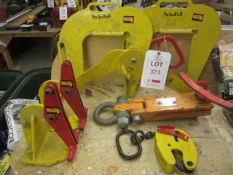 Assorted lifting attachments. **NB: This item has no record of Thorough Examination. The purchaser