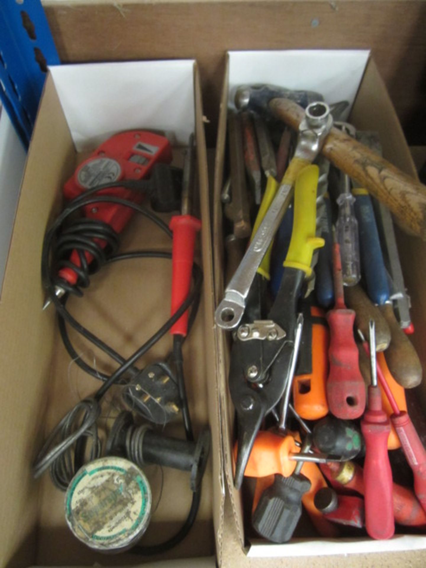 Quantity of assorted hand tools including allen keys, screwdrivers, socket sets, solder iron, - Image 3 of 3