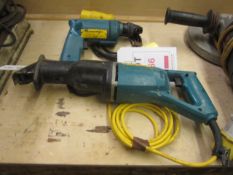 Makita reciprocating saw and drill, 110v