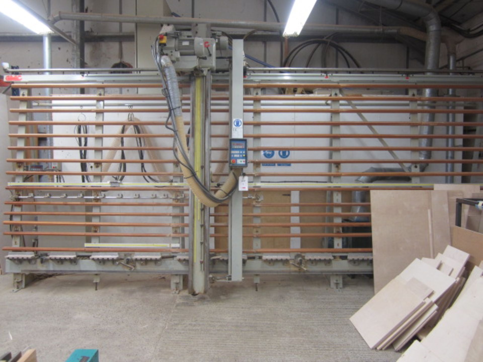 GMC KGS 600S panel saw, serial no: 19248 (2001), Elco EM7 digital control, approx. 6000 x 2000mm. *A