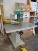 Griggio G80 high speed vertical router, serial no: 33307 (1998), 800mm throat size, foot control