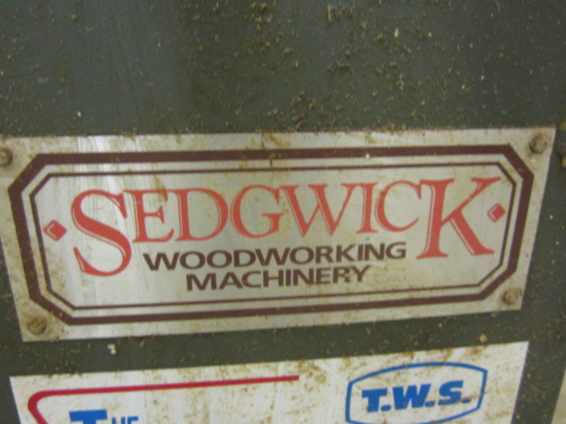 Sedgwick vertical chisel morticer, manual clamping, Driv Loc electronic DC injection brake, tooling. - Image 5 of 7